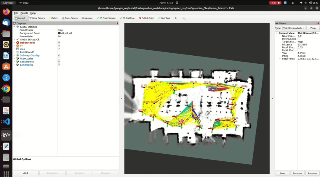 RVIZ2 Map